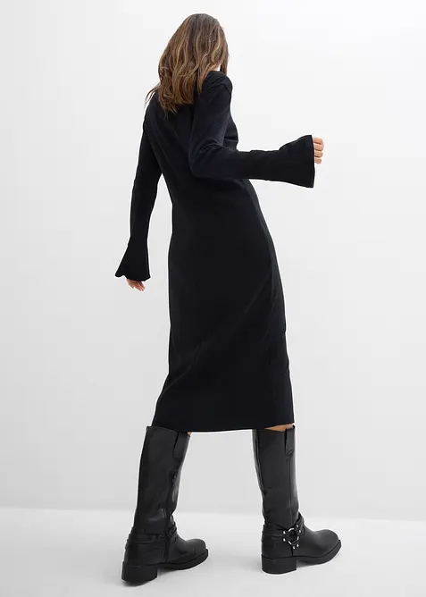 Úpletové šaty z čisté bavlny, bonprix