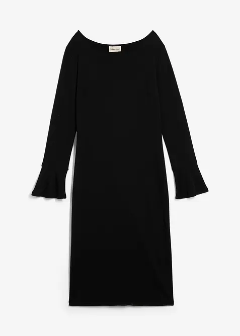 Úpletové šaty z čisté bavlny, bonprix