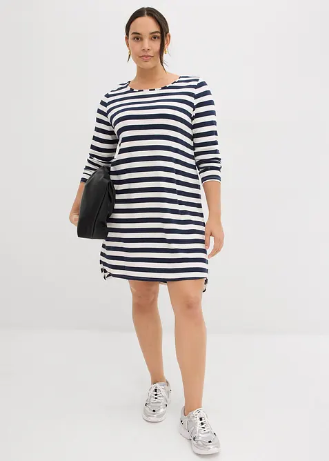 &Scaron;aty s prodloužen&yacute;m zadn&iacute;m lemem, z těžk&eacute; čist&eacute; bavlny, bonprix