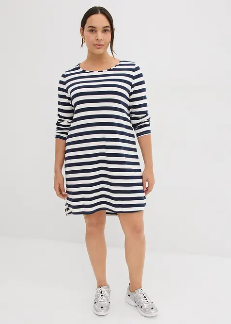 &Scaron;aty s prodloužen&yacute;m zadn&iacute;m lemem, z těžk&eacute; čist&eacute; bavlny, bonprix