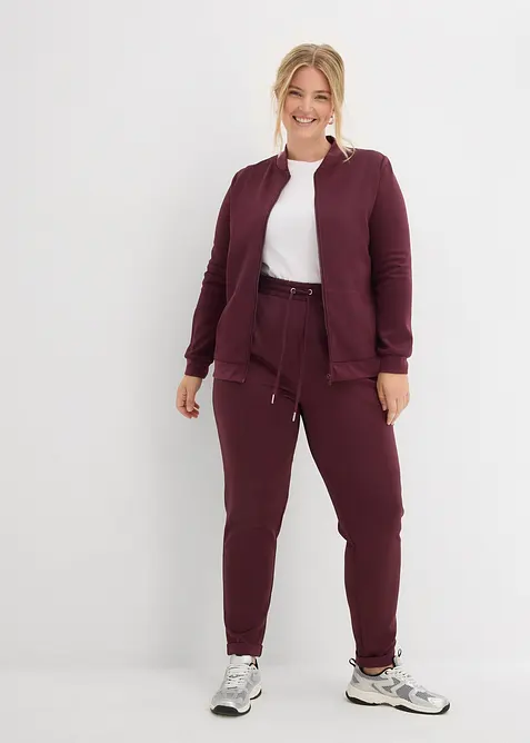 Chino kalhoty z materi&aacute;lu scuba, bonprix