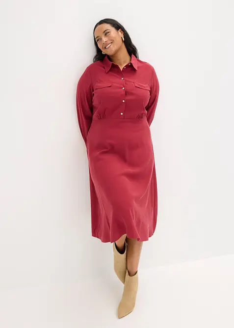 Šaty s košilovým límcem, bonprix