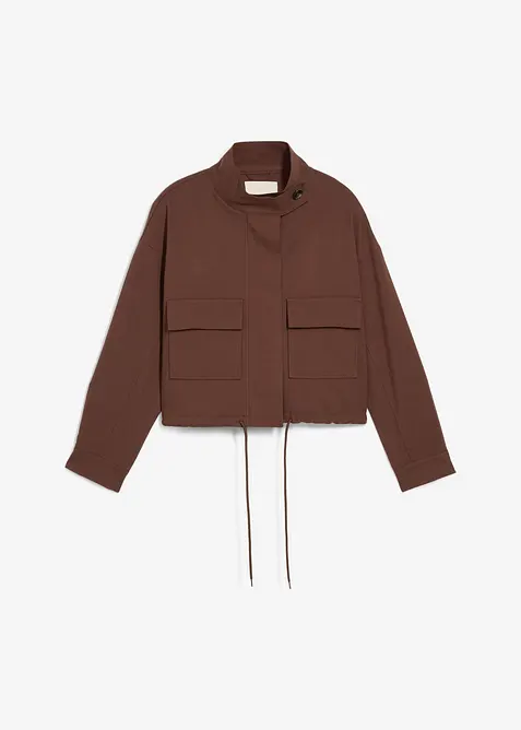 Krátká podzimní/jarní bunda z viskózové směsi, bonprix