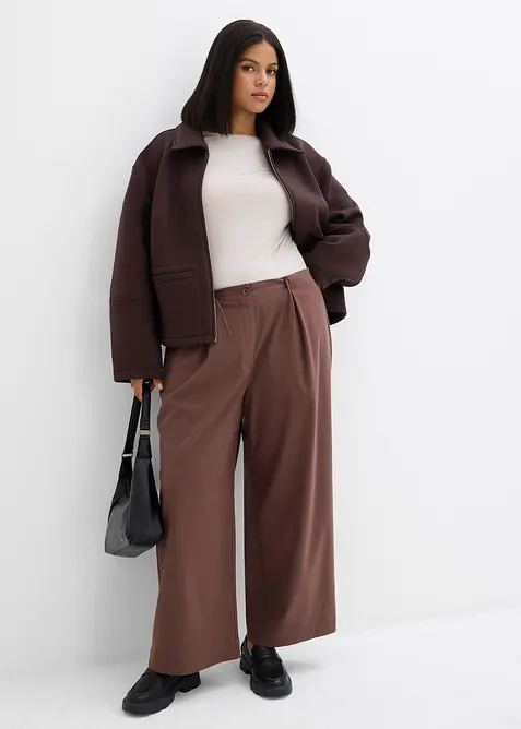 Kalhoty s funkčními detaily ze směsi s viskózou, bonprix