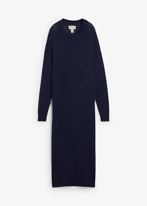 Šaty z jemného úpletu ze směsi s viskózou, bonprix