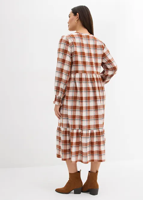 Flanelov&eacute; midi &scaron;aty, bonprix