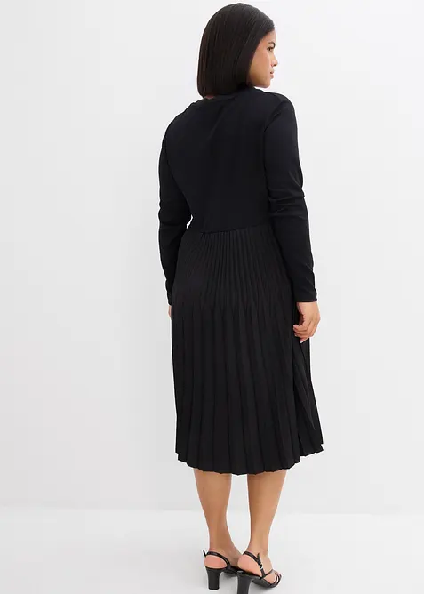 Midi šaty z viskózové směsi, bonprix