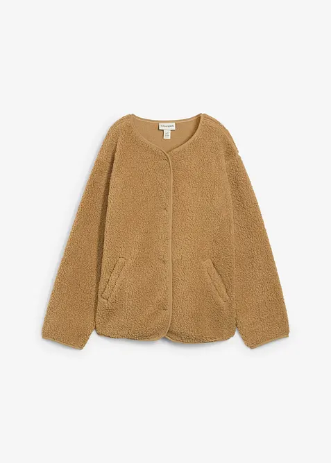 Bunda z medvídkového flísu, bonprix