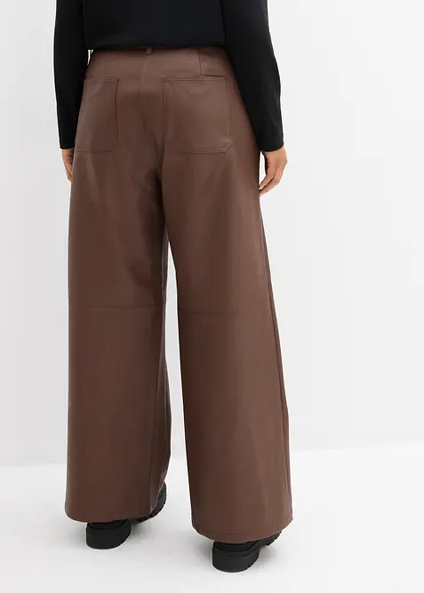 Kalhoty z umělé kůže, bonprix