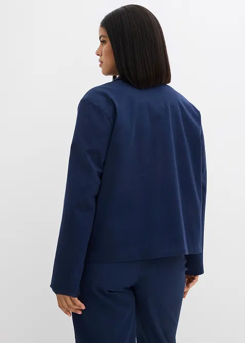 Krátká bunda na podzim/jaro, z elastické směsi s organickou bavlnou, bonprix