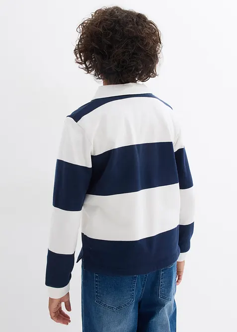 Polo mikina z čisté organické bavlny, bonprix