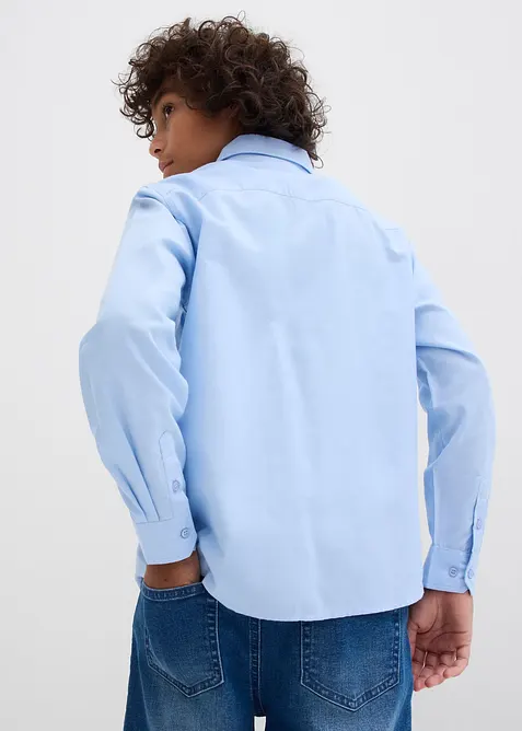 Košile s dlouhým rukávem, z materiálu Oxford z čisté organické bavlny, bonprix