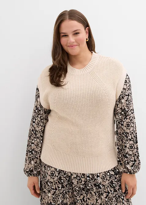 Pleten&aacute; vesta, bonprix