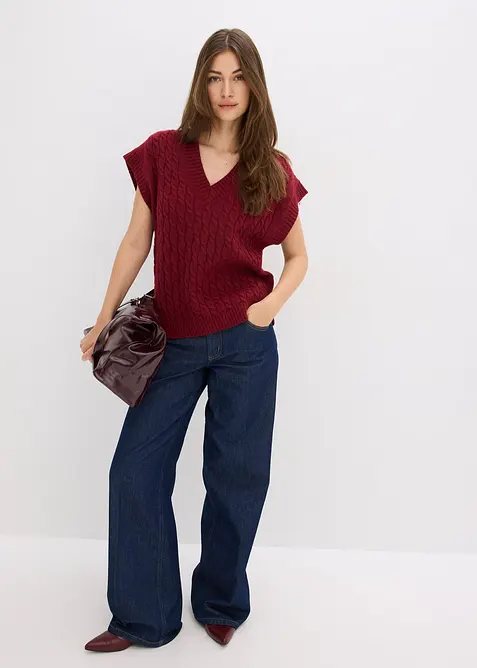 Vesta s cop&aacute;nkov&yacute;m vzorem, bonprix