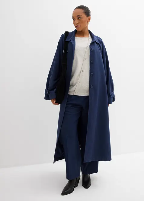 Svetr z jemn&eacute; pleteniny, s asymetrickou knofl&iacute;kovou li&scaron;tou, bonprix