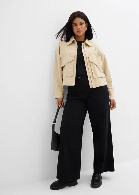 Krátká trenčkotová bunda, bonprix