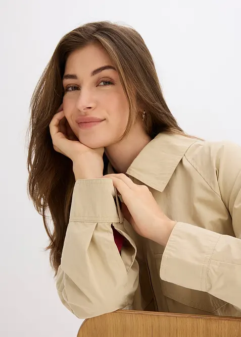 Krátká trenčkotová bunda, bonprix