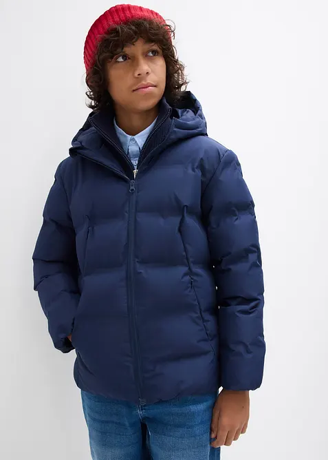 Prošívaná bunda s kapucí, bonprix