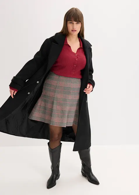 Svetr z jemn&eacute; pleteniny z měkk&eacute; visk&oacute;zov&eacute; směsi, bonprix