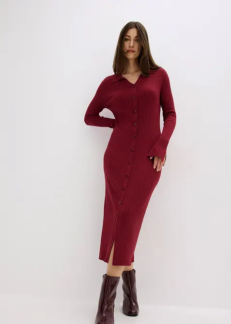 Pletené šaty z měkké viskózové směsi, bonprix