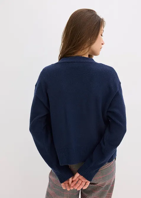 Oversize pletený kabátek, bonprix