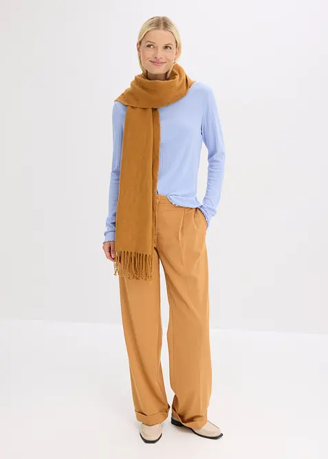 Přiléhavé žebrované triko, bonprix