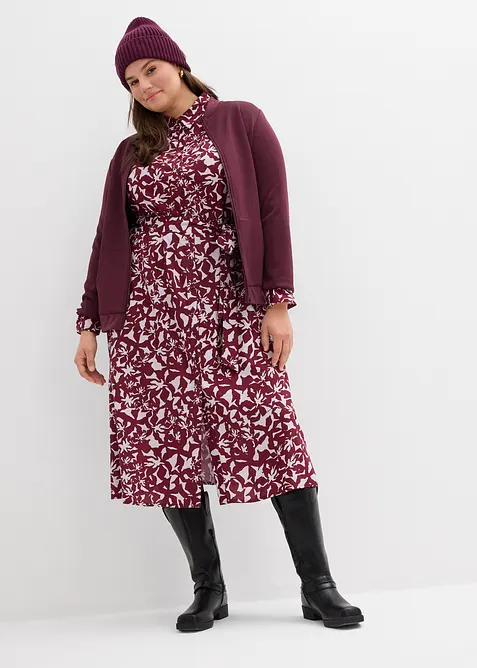 Košilové šaty ze splývavé viskózy, bonprix