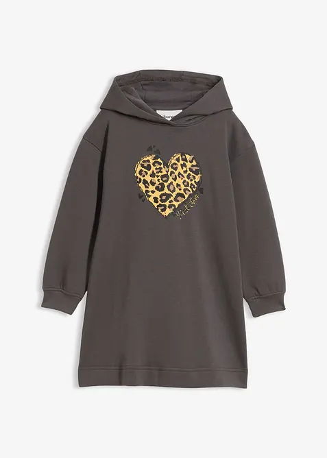 Šaty z teplákoviny z čisté organické bavlny, bonprix