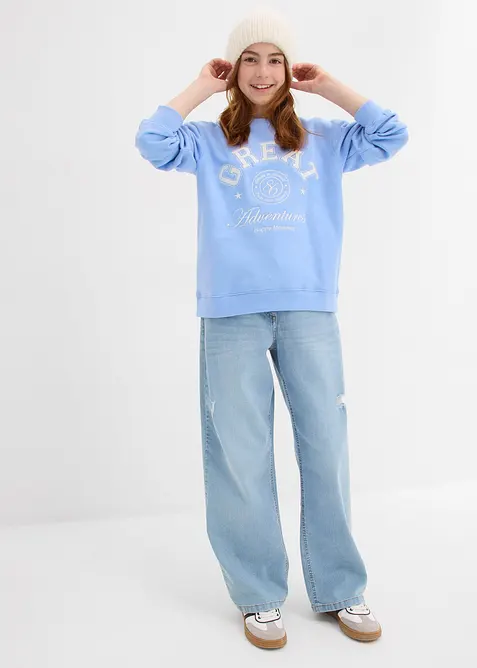 Mikina z čisté organické bavlny, bonprix