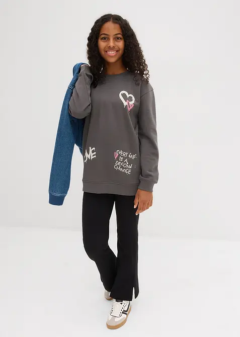 Mikina z čisté organické bavlny, bonprix