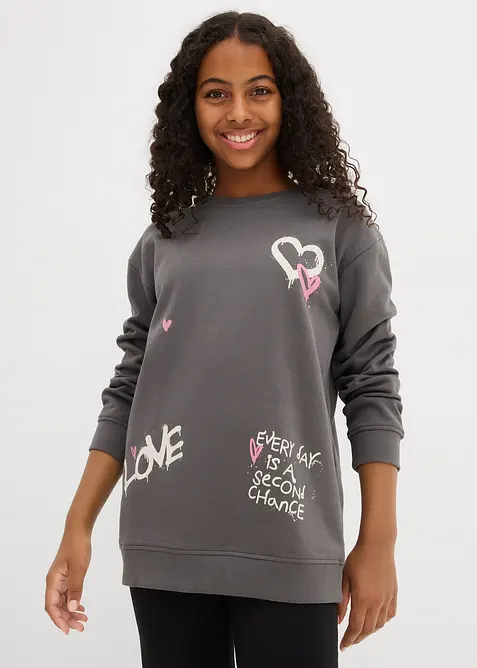 Mikina z čisté organické bavlny, bonprix