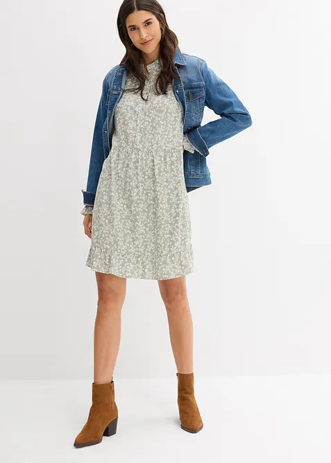 Minišaty ze splývavé viskózy, bonprix