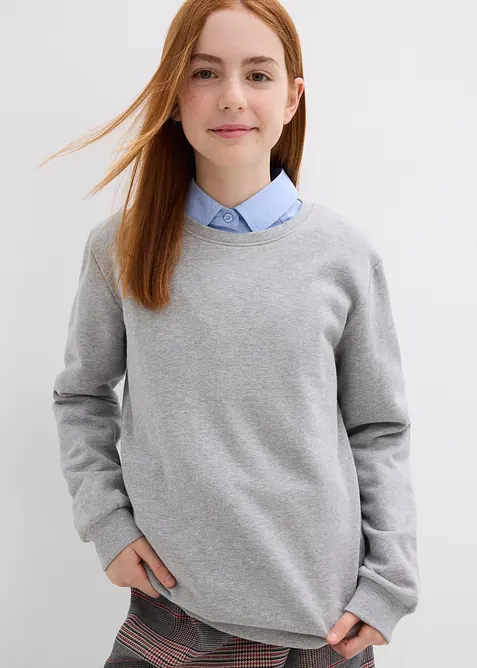 Mikina z čisté organické bavlny (2 ks v balení), bonprix