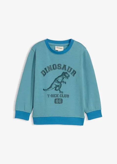 Mikina z měkké bavlněné směsi, bonprix