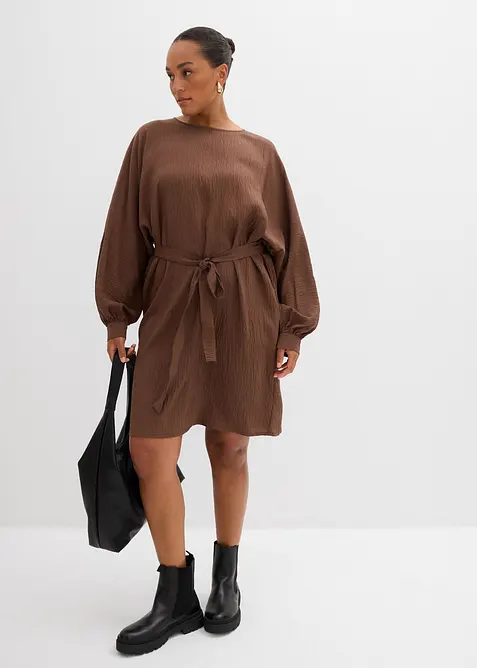 Minišaty se strukturou, z viskózové směsi, bonprix