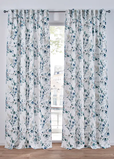 Závěs s potiskem listů (1 ks), bonprix