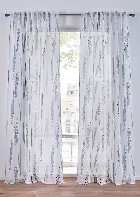 Záclona s recyklovaným polyesterem (1 ks), bonprix