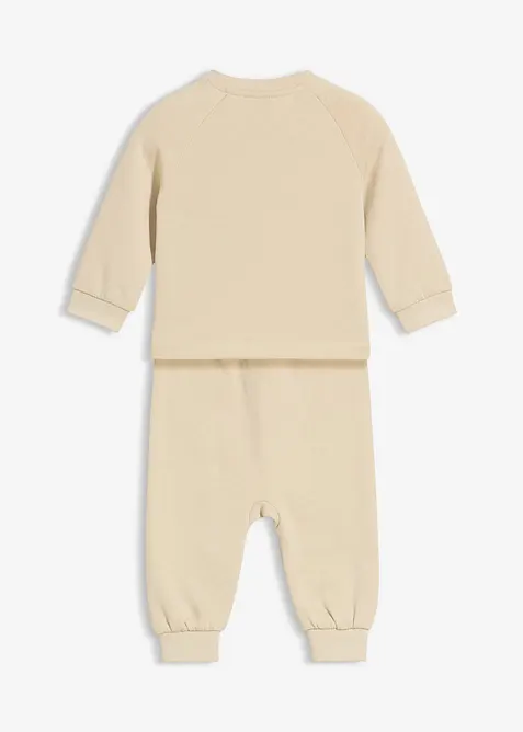 Měkká mikina a kalhoty s organickou bavlnou (2dílná souprava), bonprix