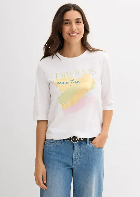 Tričko z čisté organické bavlny, bonprix