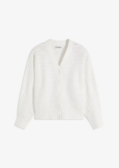 Oversize pletený kabátek, bonprix