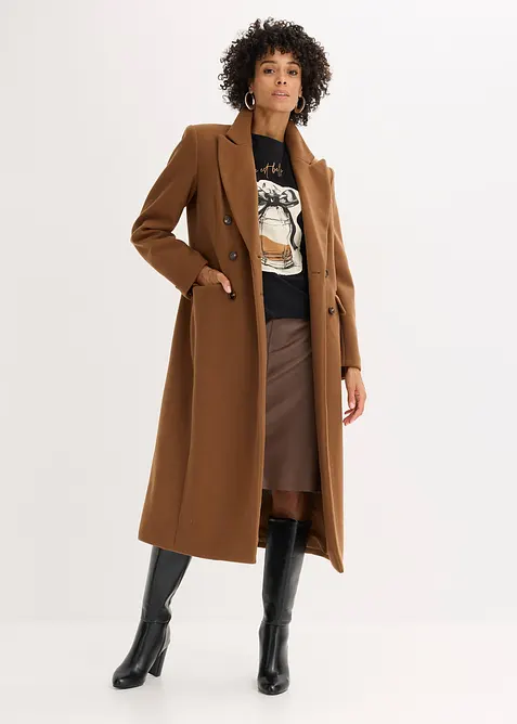 Tričko s dlouhým rukávem, z bavlněného streče, bonprix