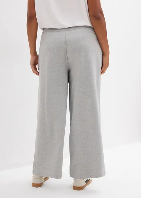 Volné kalhoty se širokými nohavicemi, ze směsi s viskózou, bonprix