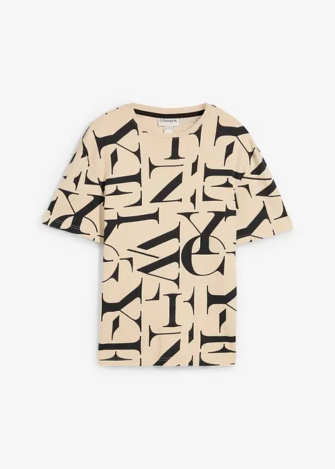 Tričko z těžké, čisté organické bavlny, bonprix