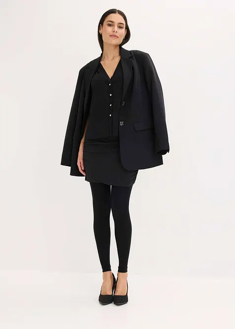 Tvaruj&iacute;c&iacute; ultra neprůhledn&eacute; leg&iacute;ny stahuj&iacute;c&iacute; bř&iacute;&scaron;ko, s push-up efektem a pohodln&yacute;m n&aacute;pletem, 80 DEN, bonprix