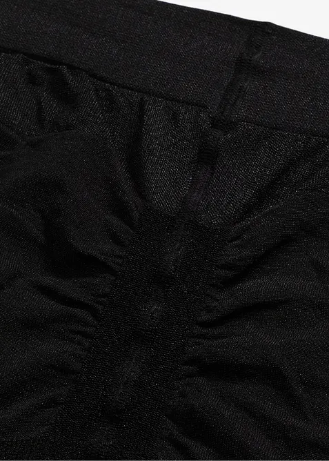 Tvarující ultra neprůhledné legíny stahující bříško, s push-up efektem a pohodlným nápletem, 80 DEN, bonprix