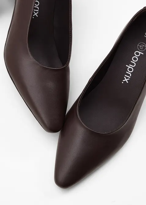 Kožené lodičky, bonprix