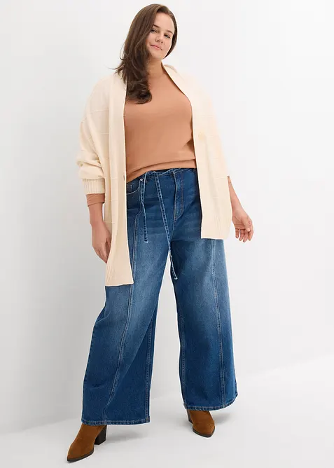 Triko s dlouh&yacute;m ruk&aacute;vem, z čist&eacute; organick&eacute; bavlny (2 ks), bonprix