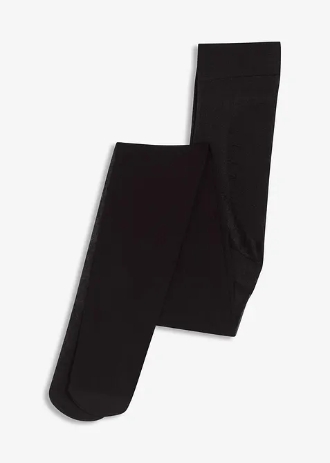 Tvarující poloprůhledné punčochové kalhoty s push-up efektem a pohodlným pasem, 30 DEN, bonprix