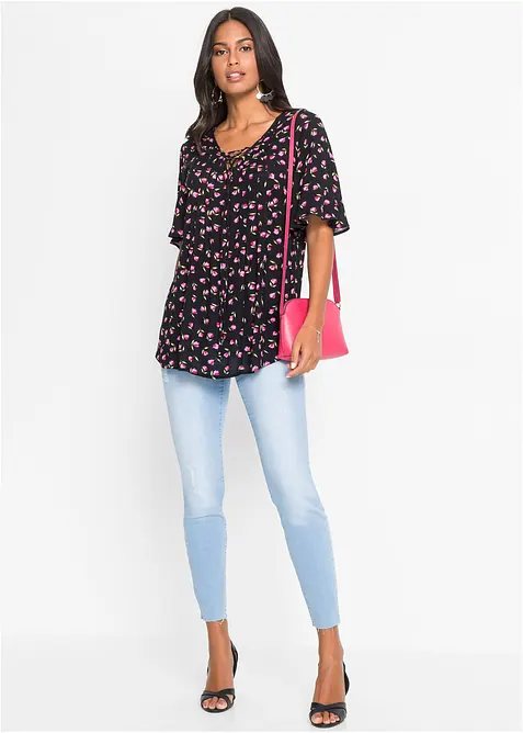 Tunika z udržiteln&eacute; visk&oacute;zy, bonprix