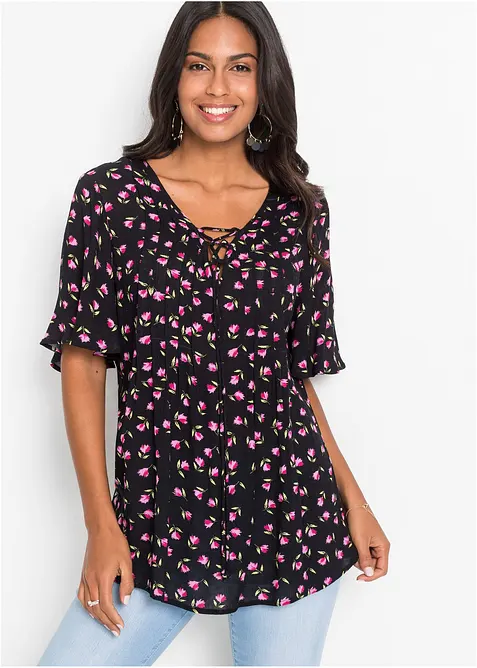 Tunika z udržiteln&eacute; visk&oacute;zy, bonprix